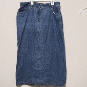 Jones NY long denim skirt 18W plus size